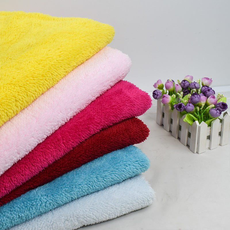 Single-sided Comfort Cotton Velvet Knitted Flannel Home Textile Fabric Coat Apparel Fabric