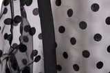 Clothes Middle East Apparel Women's Cross-border Polka Dot Perspective Cardigan Long Shawl