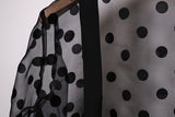 Clothes Middle East Apparel Women's Cross-border Polka Dot Perspective Cardigan Long Shawl